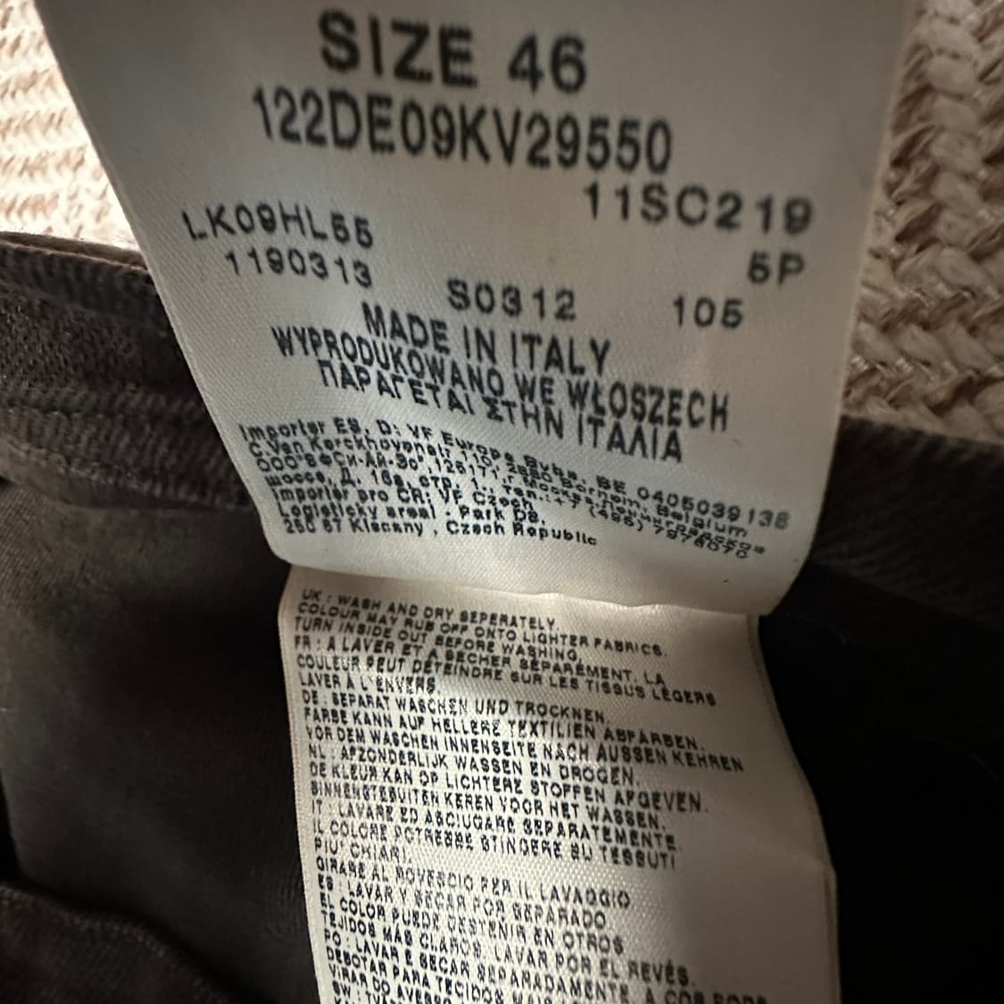 LEE italy made vintage denim pants 상품이미지3