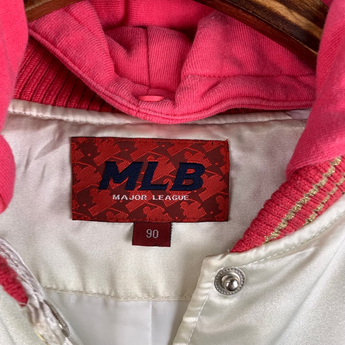 MLB 나그랑 세틴 바시티 자켓 상품이미지8