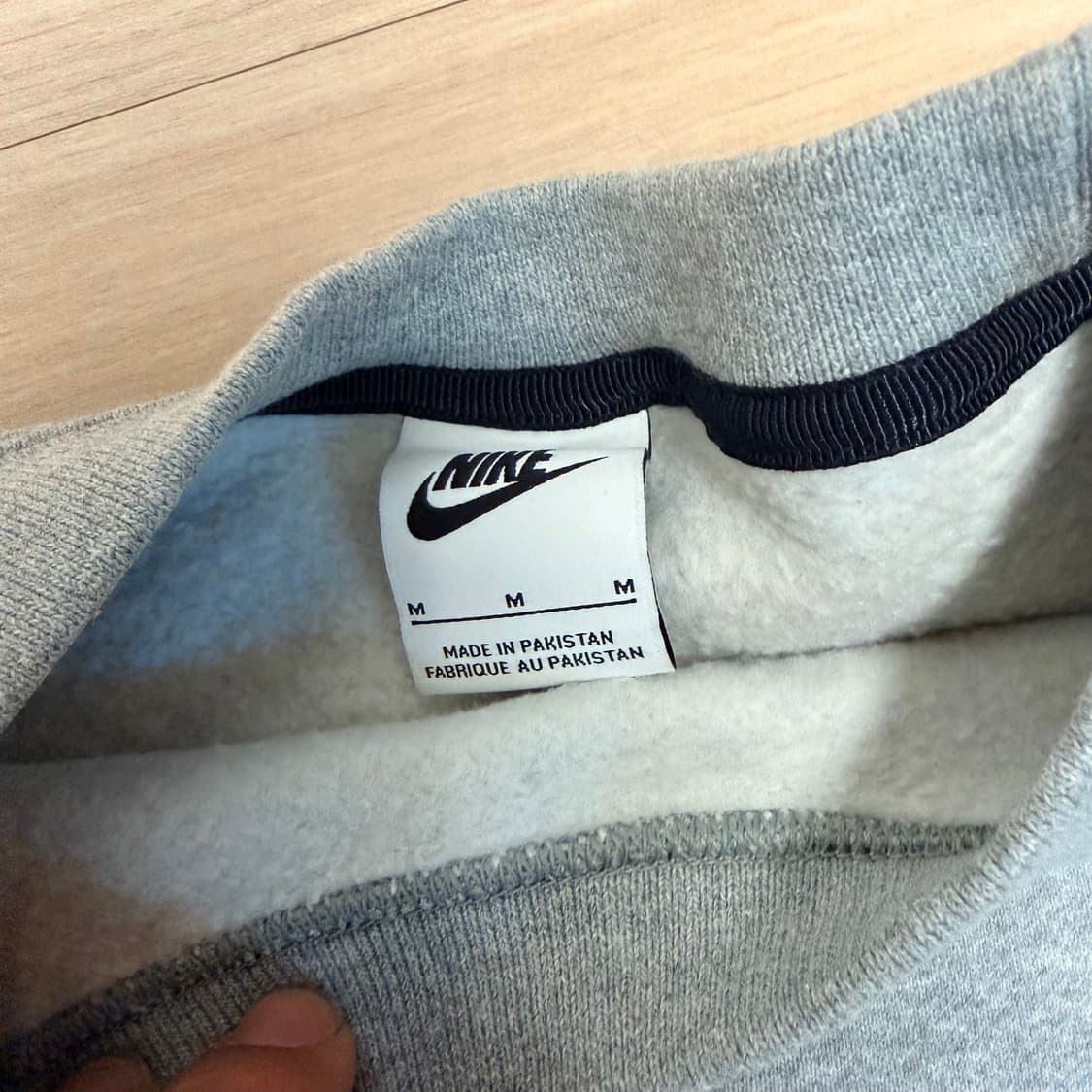 [M] 나이키 x 스투시 NRG 플리스 크루넥 다크 그레이 헤더 상품이미지3