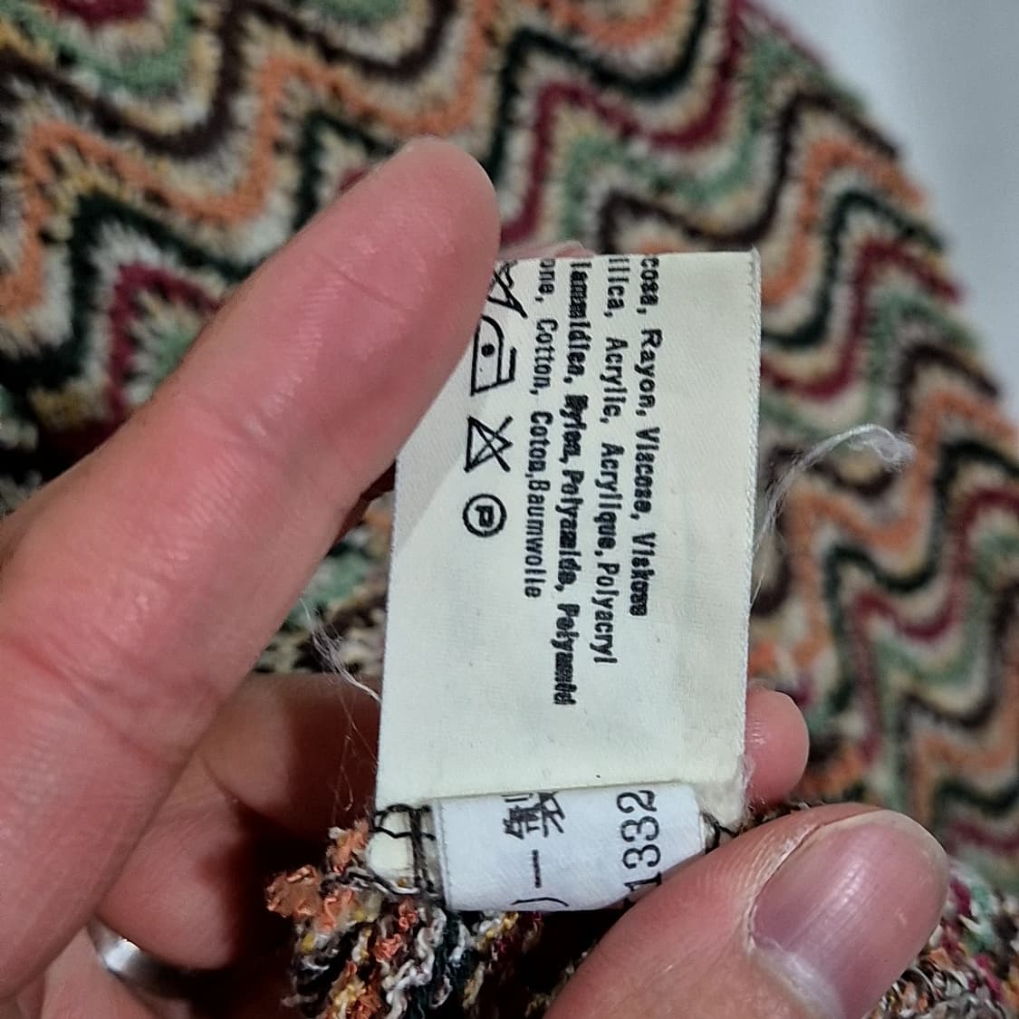 미쏘니 패턴 니트  상품이미지5