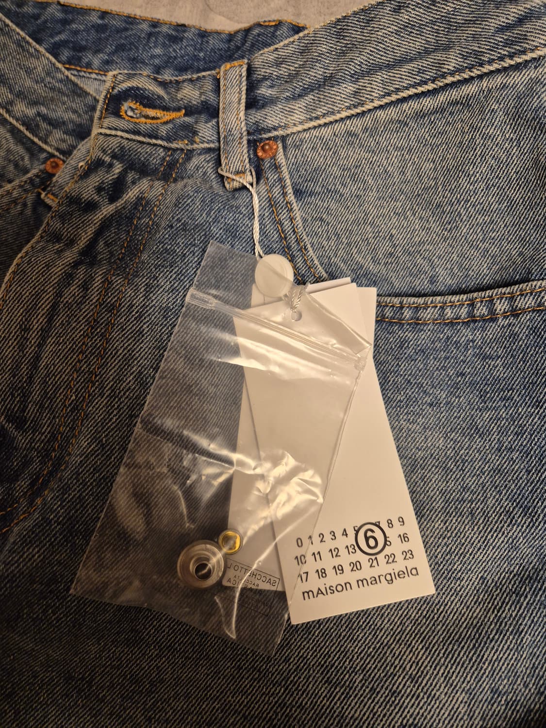 메종 마르지엘라 MM6 언밸런스 5포켓 데님 팬츠 30 상품이미지6