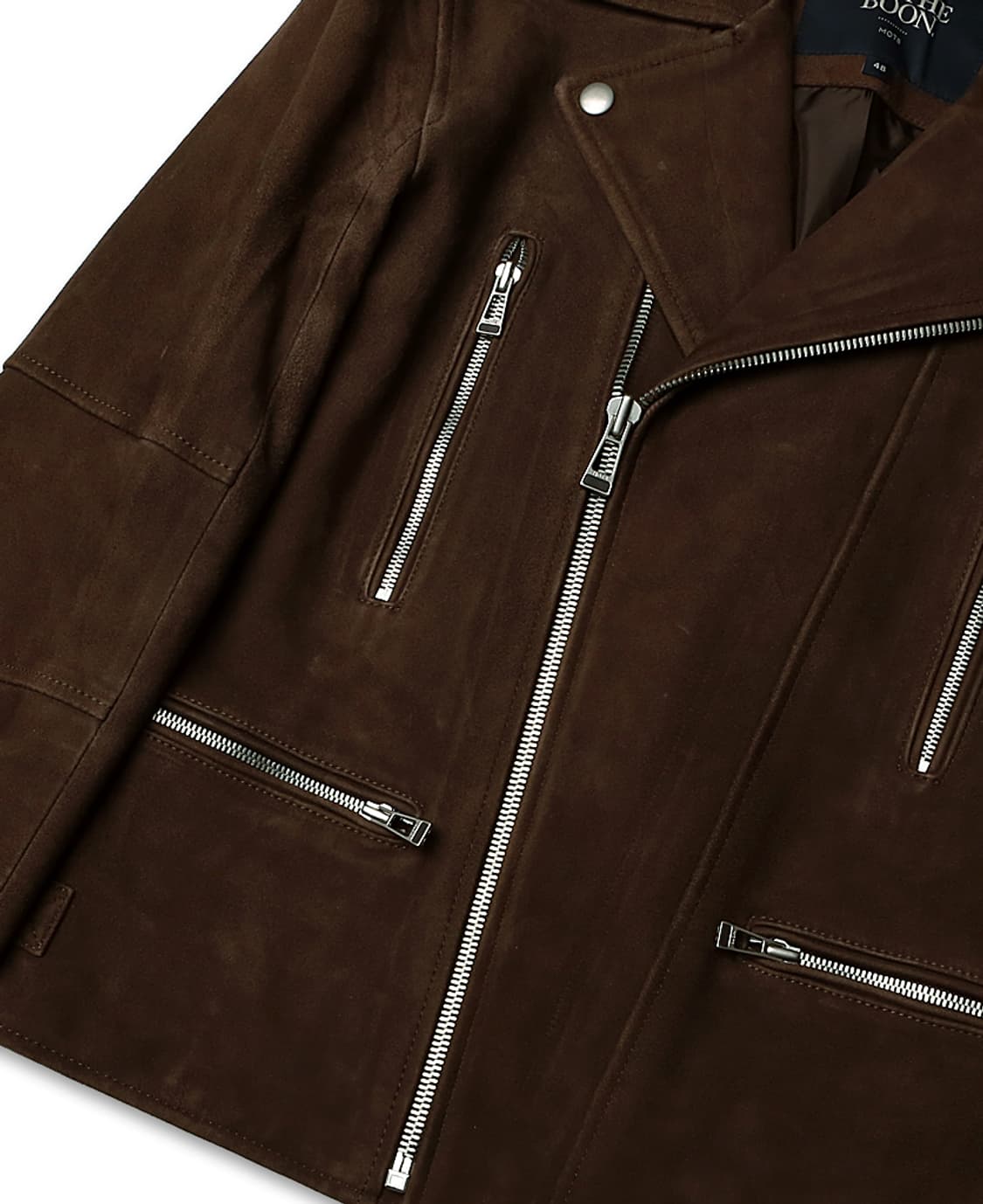 맨온더분 [Man On The Boon] 염소가죽 스웨이드 라이더 자켓 상품이미지3