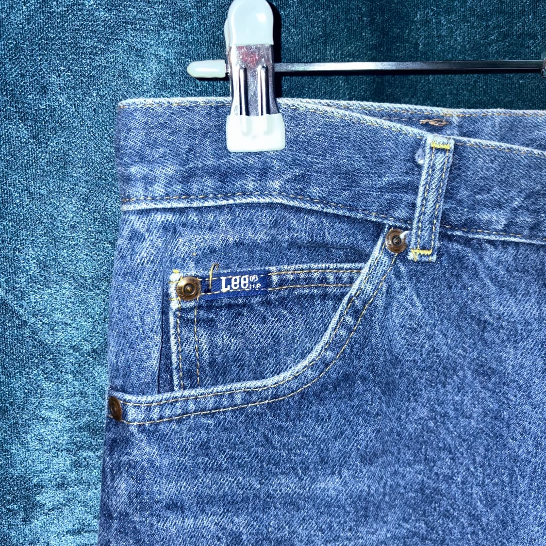 (28) Lee 중청 워싱 데님 팬츠 상품이미지4