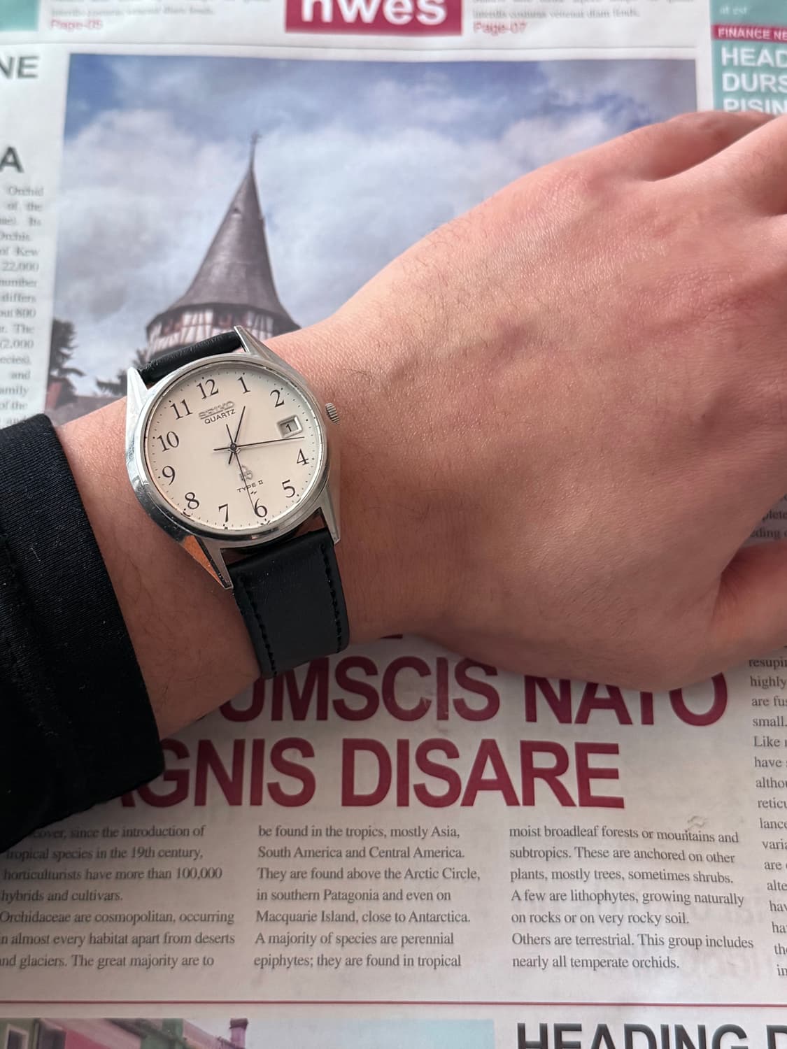 세이코 Seiko 쿼츠 타입 2 아라비안  상품이미지4