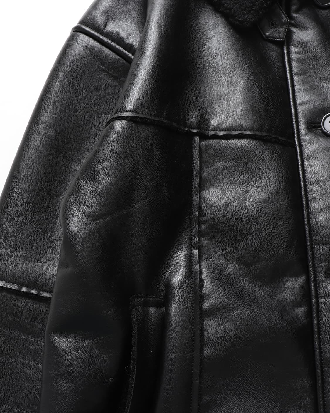 WHO'S WHO gallery Remake Mouton Coat 상품이미지7