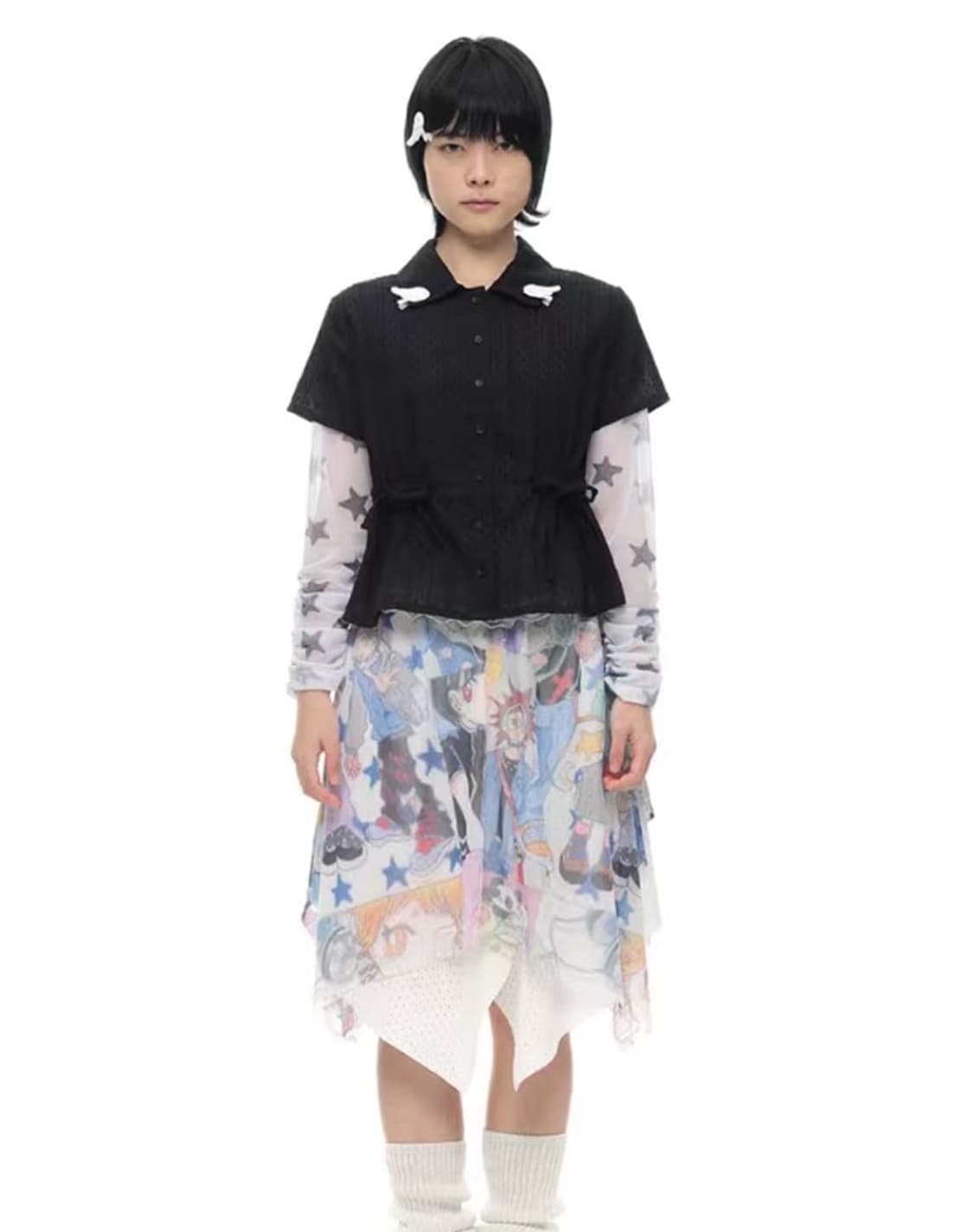 Youthbath 유쓰배쓰 YB Oliwa knit mesh skirt 상품이미지2