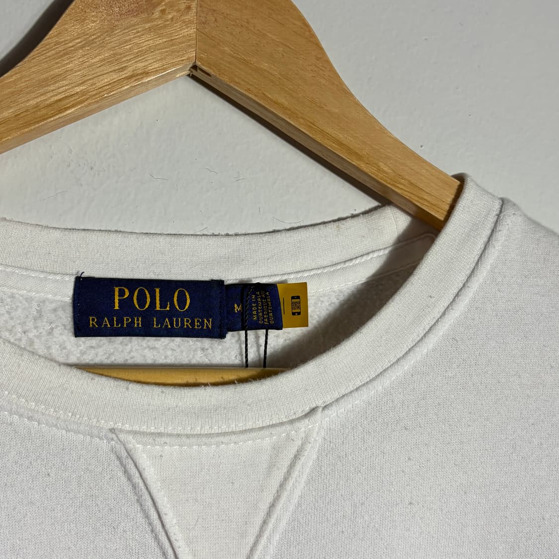 폴로 화이트 맨투맨 (무료배송) 상품이미지2