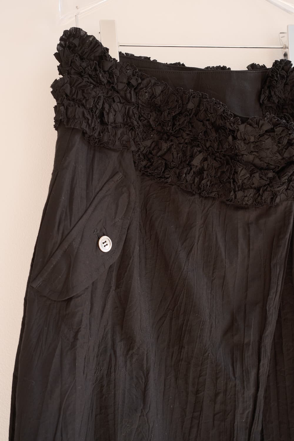 Frill belt pleated wrinkle wrap skirt 상품이미지8