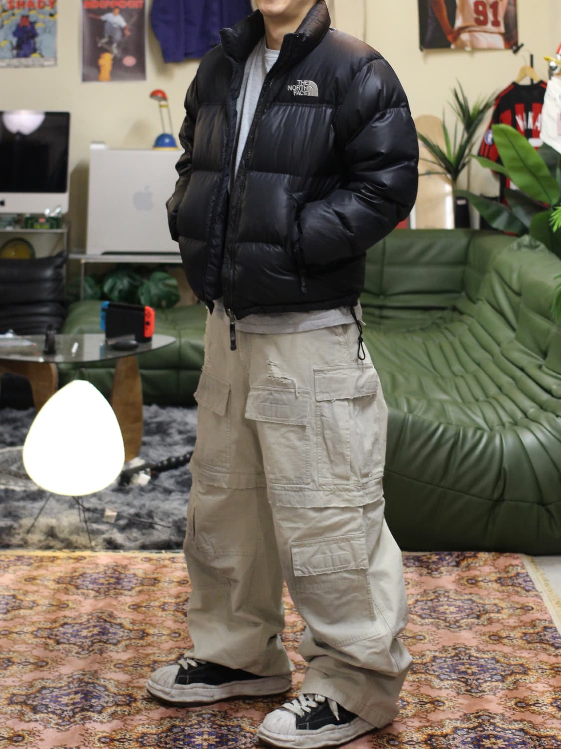 발렌시아가 23ss 립스탑 카고팬츠 상품이미지1