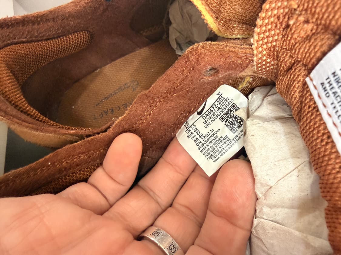 나이키 x 톰 삭스 제너럴 퍼포즈 슈 브라운 상품이미지8