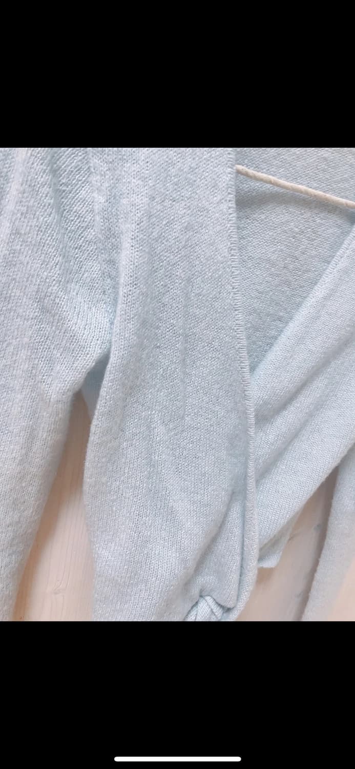 브랜디멜빌 코코 랩 가디건 니트 베이비 블루 상품이미지4