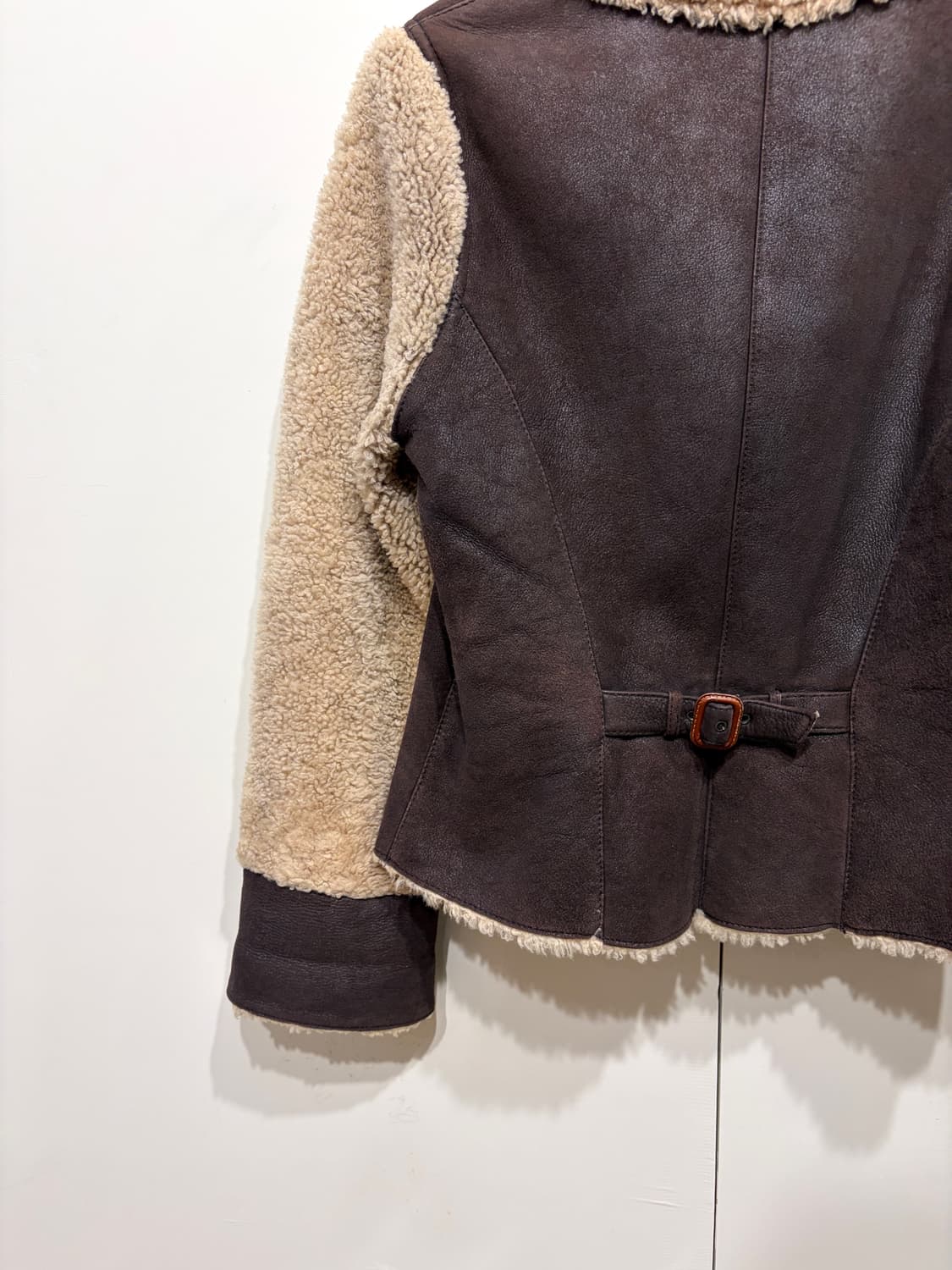 이태리 시어링 레더 무스탕 자켓 상품이미지6