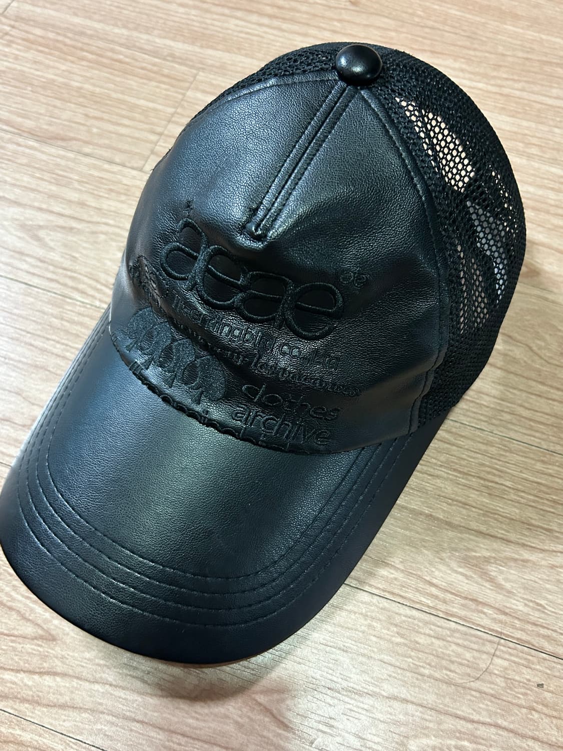 [리미티드] Aeae X 트리밍버드 콜라보 레더 메쉬 볼캡/모자 상품이미지7