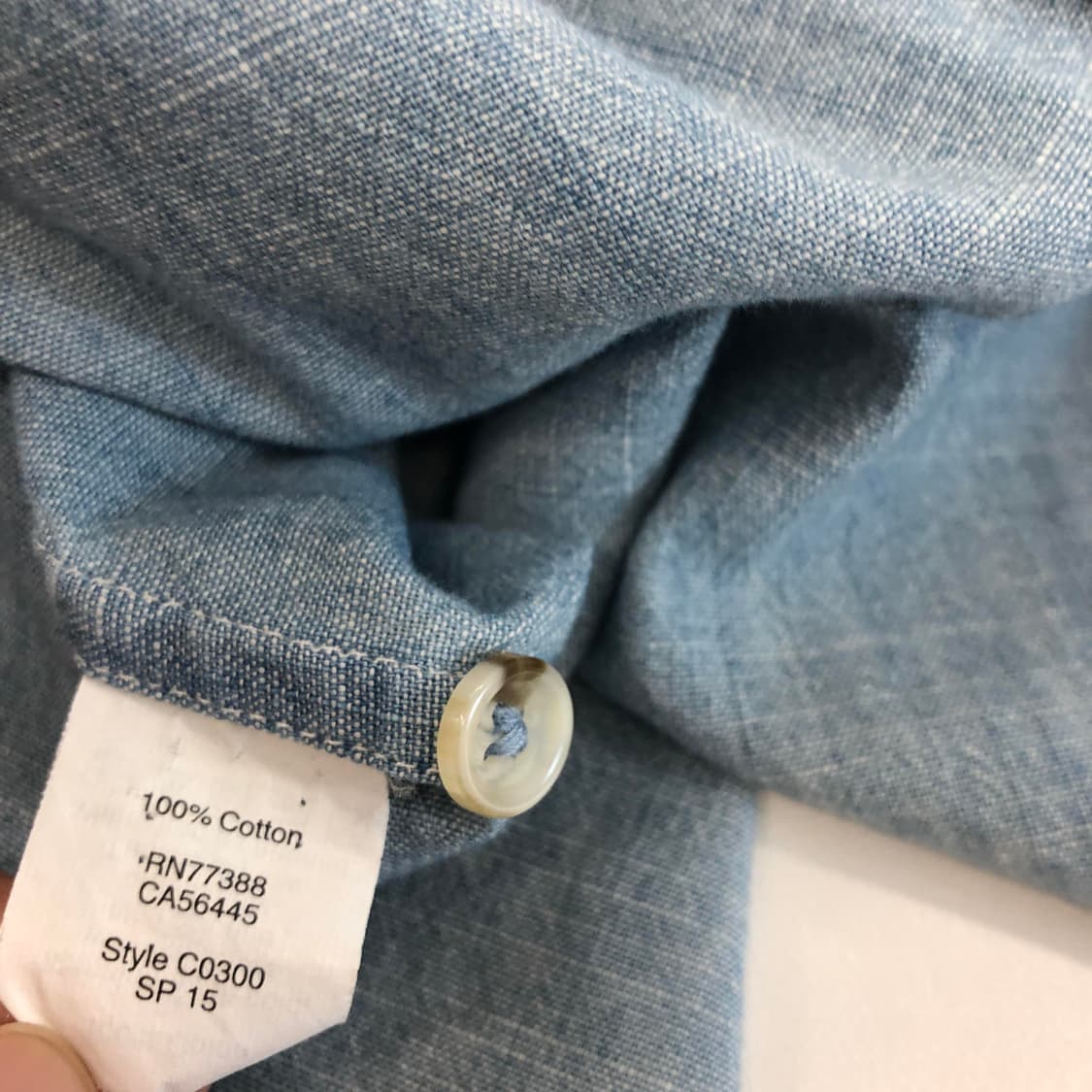 J.CREW 제이크루 샴브레이 포켓셔츠 M 상품이미지6