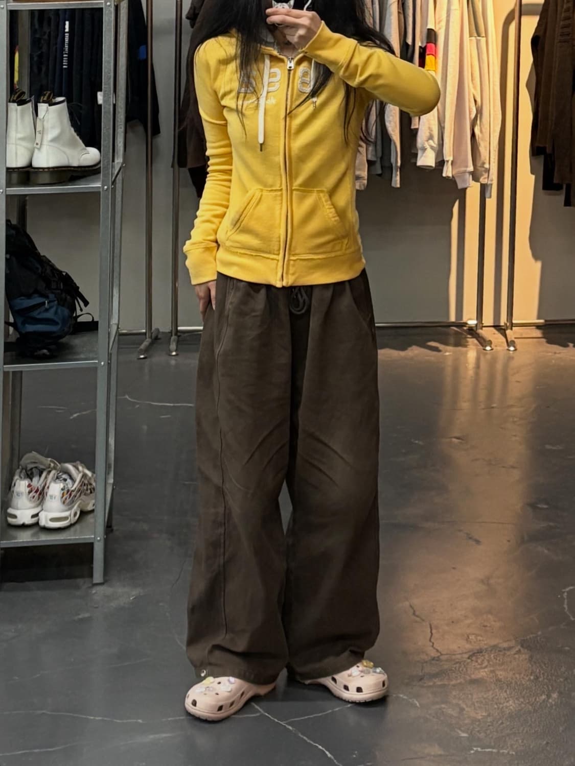 아베크롬비 y2k빈티지 빅로고 후드집업 A2427 상품이미지1