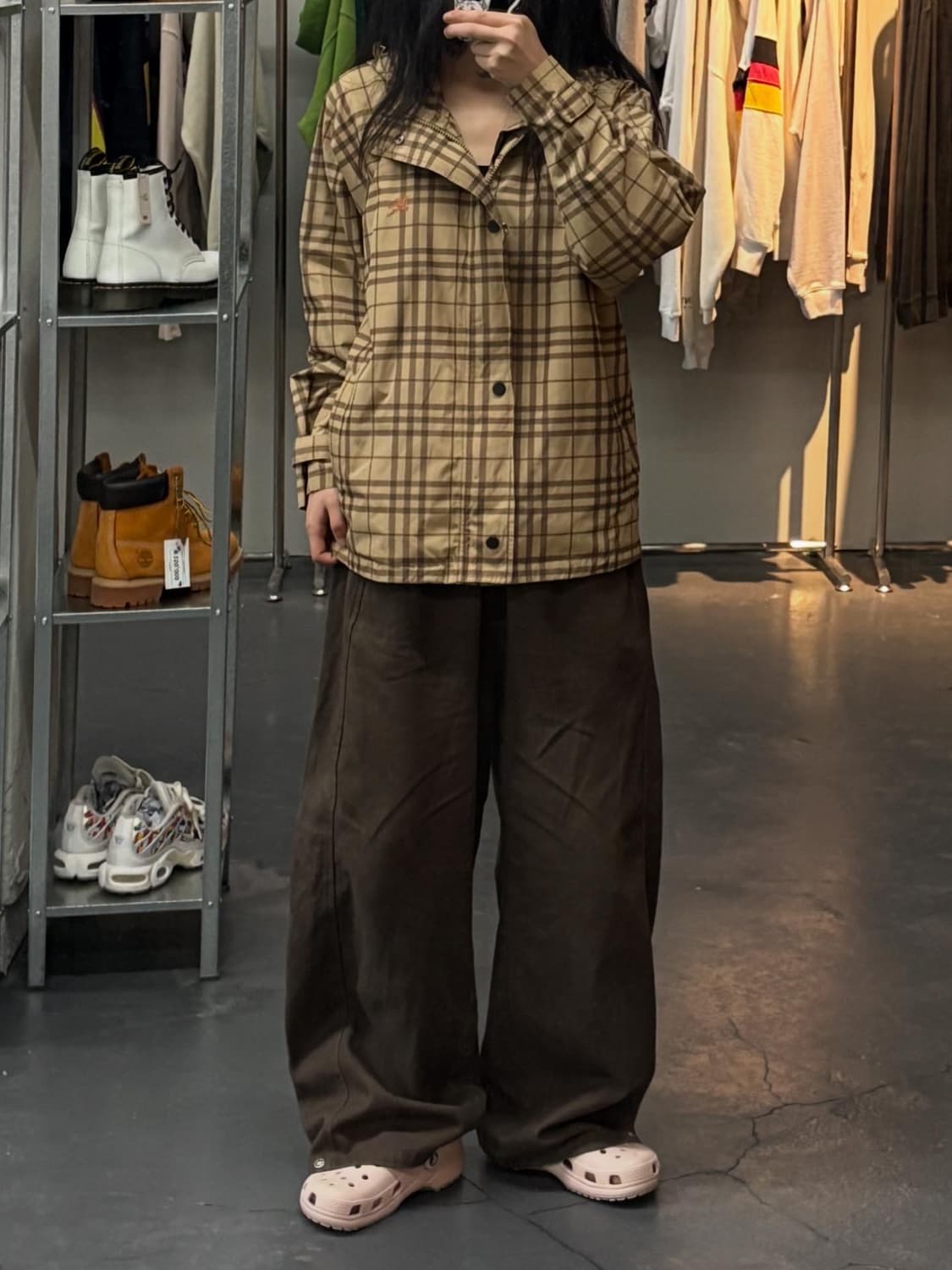 버버리 노바체크 후드재킷 A2059 상품이미지1