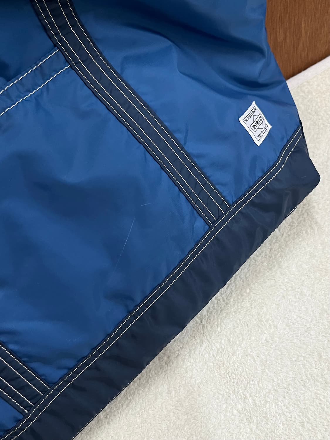 포터 스티치 호보백 블루 상품이미지10