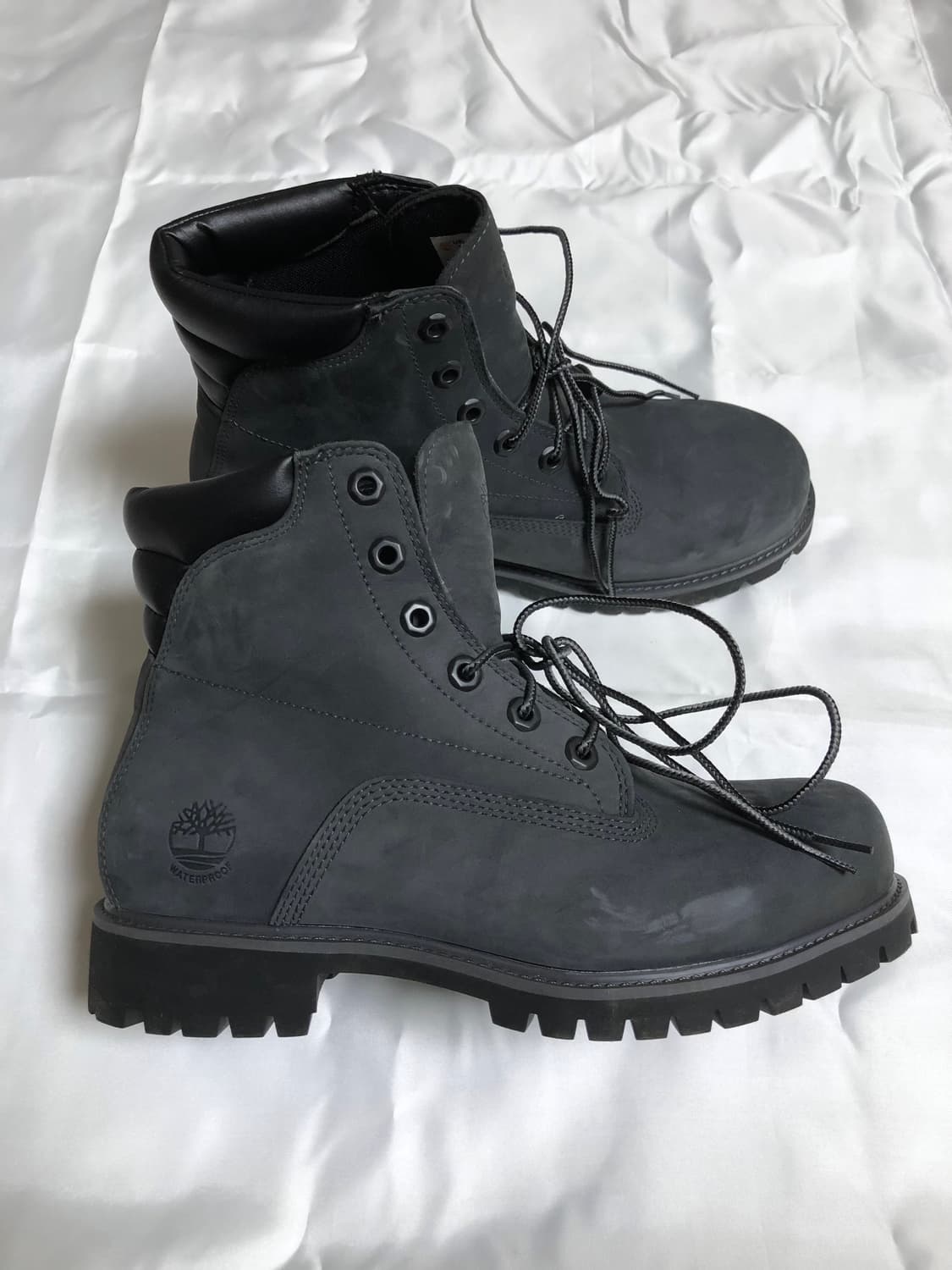 팀버랜드 그레이 누벅 워커 부츠 250-260추천 새거 상품이미지1