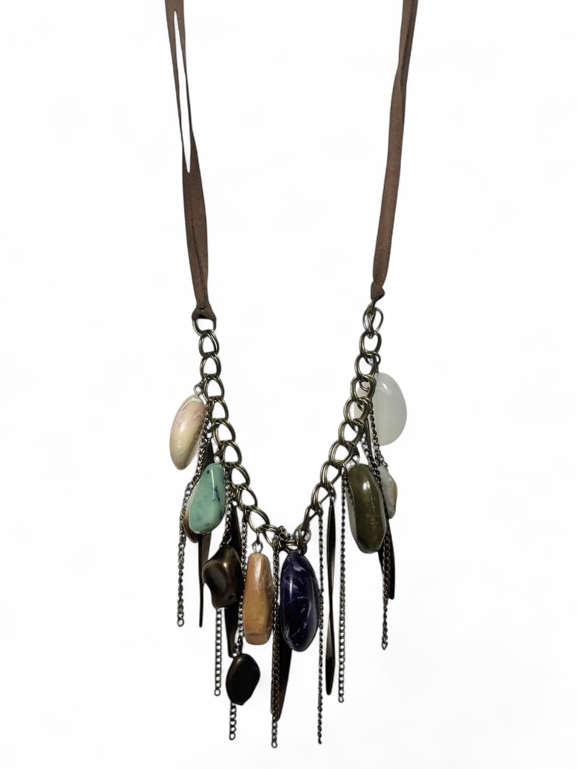 STONE PENDANT NECKLACE 상품이미지1