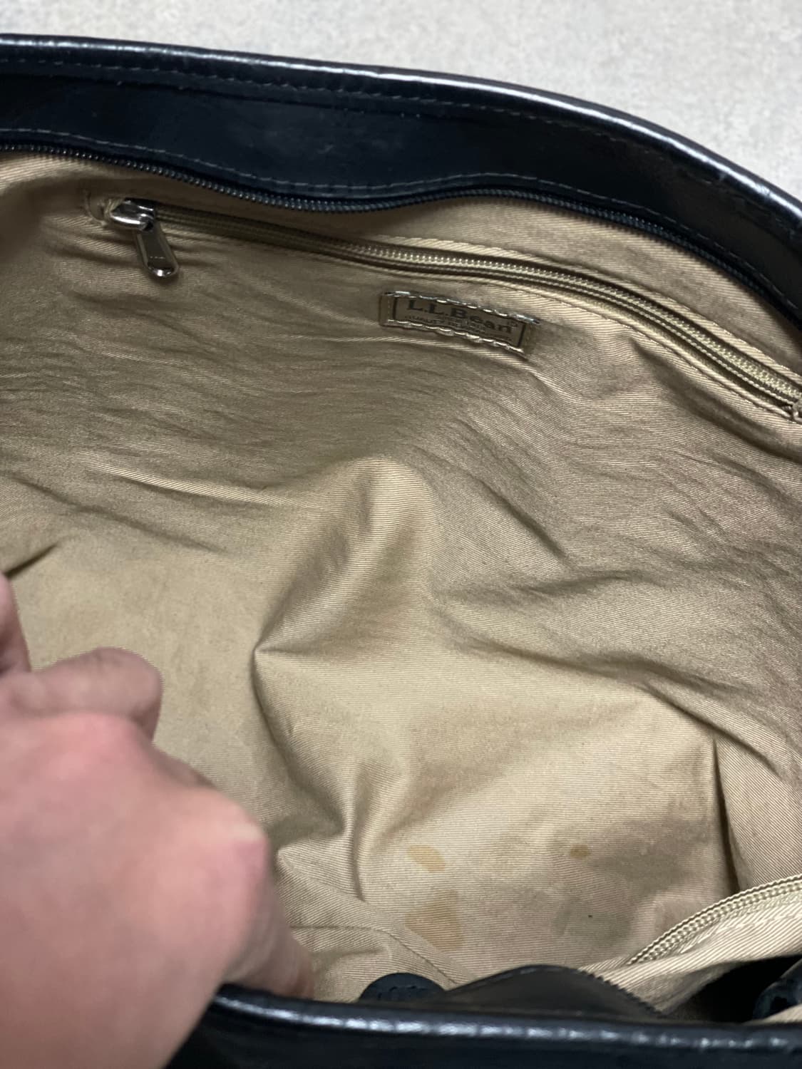 빈티지 엘엘빈 레더 토트백 보트 앤 토트 상품이미지6