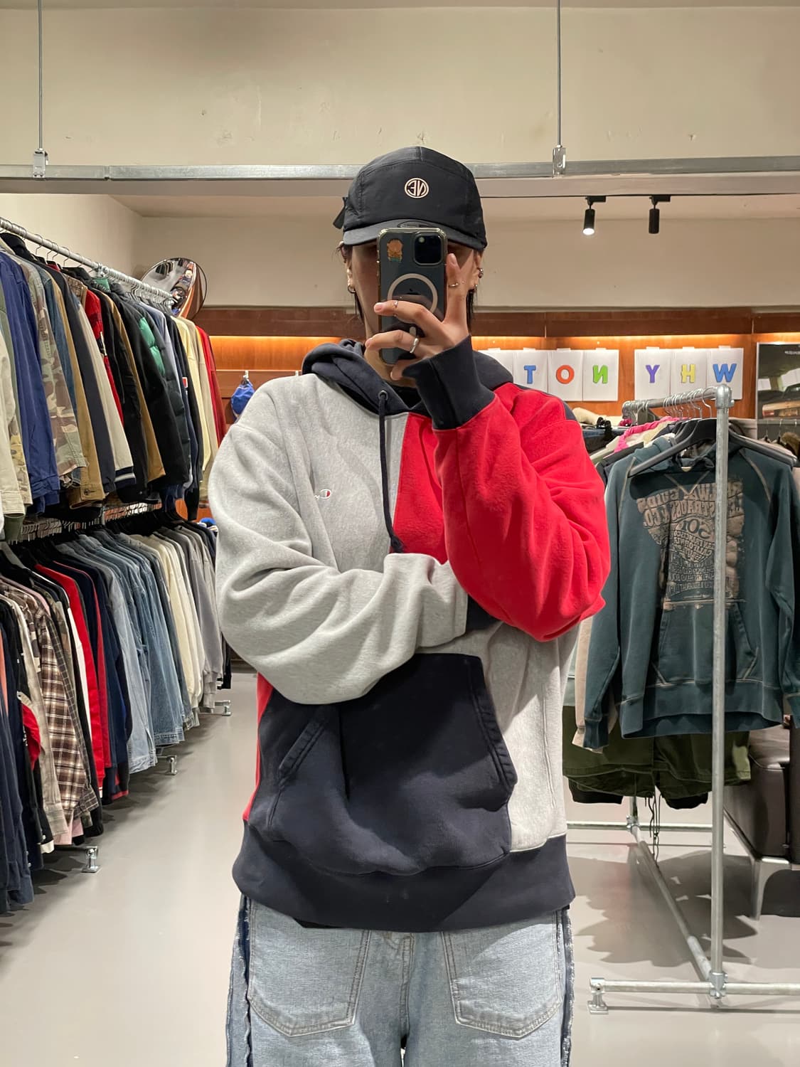 챔피온 리버스위브 후드 티셔츠   상품이미지6