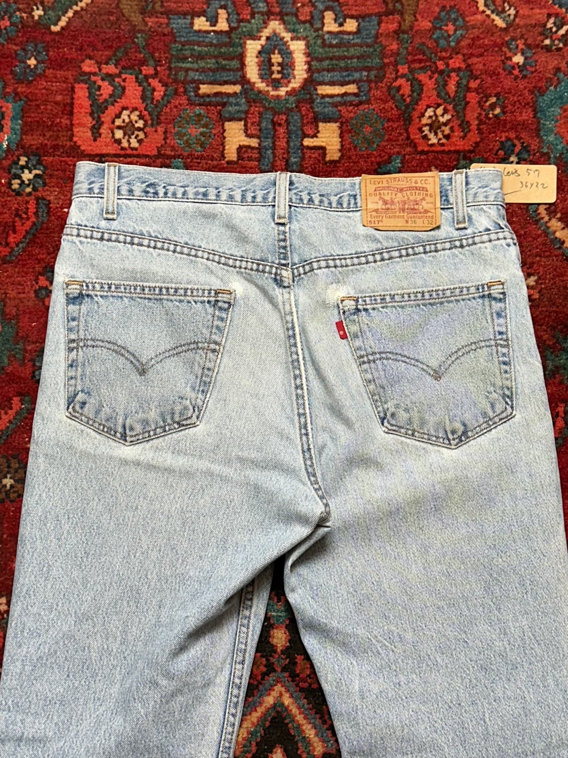 90's USA Made 리바이스 517 부츠컷 플레어진 상품이미지6