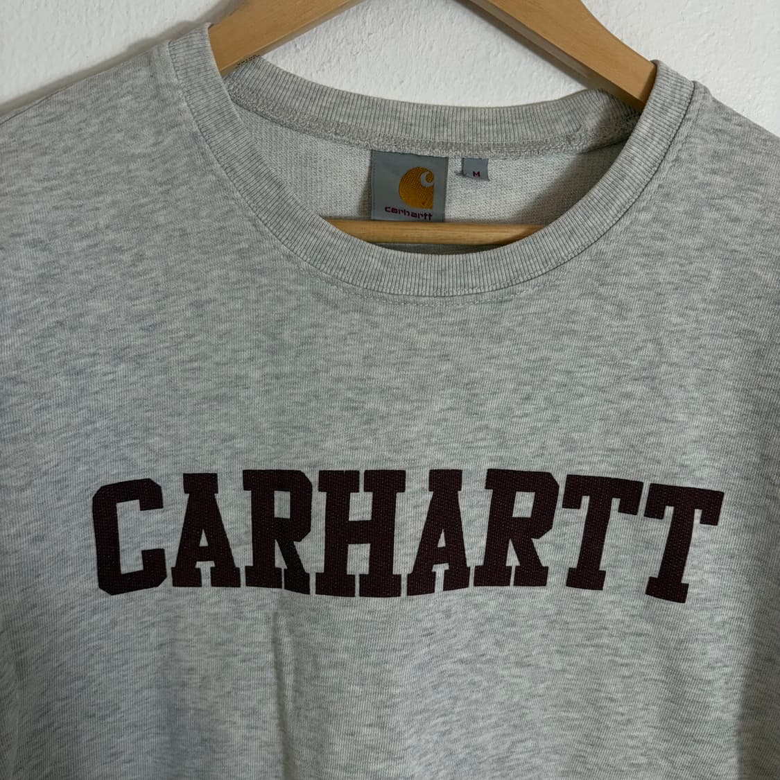 칼하트 베이직로고 그레이 맨투맨(M) 상품이미지3