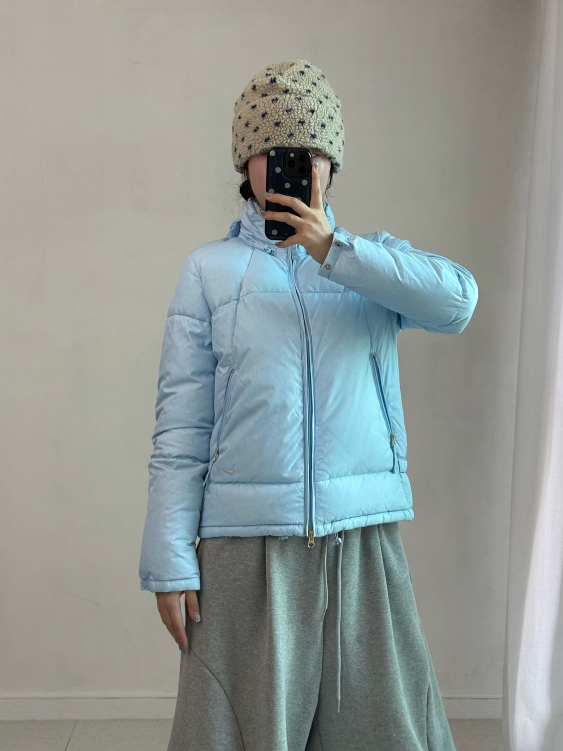 나이키 스카이블루 덕다운 패딩 상품이미지1