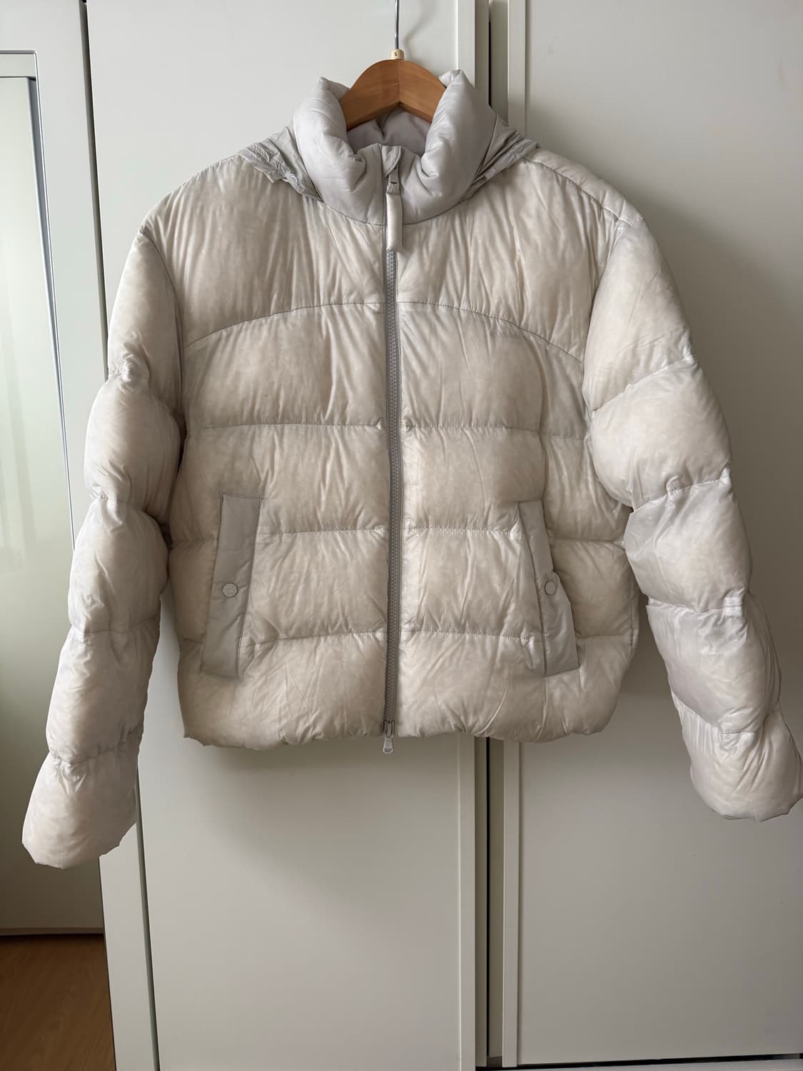 커버낫 우먼 씨빅 RDS 숏 푸퍼 Ecru WS  상품이미지2