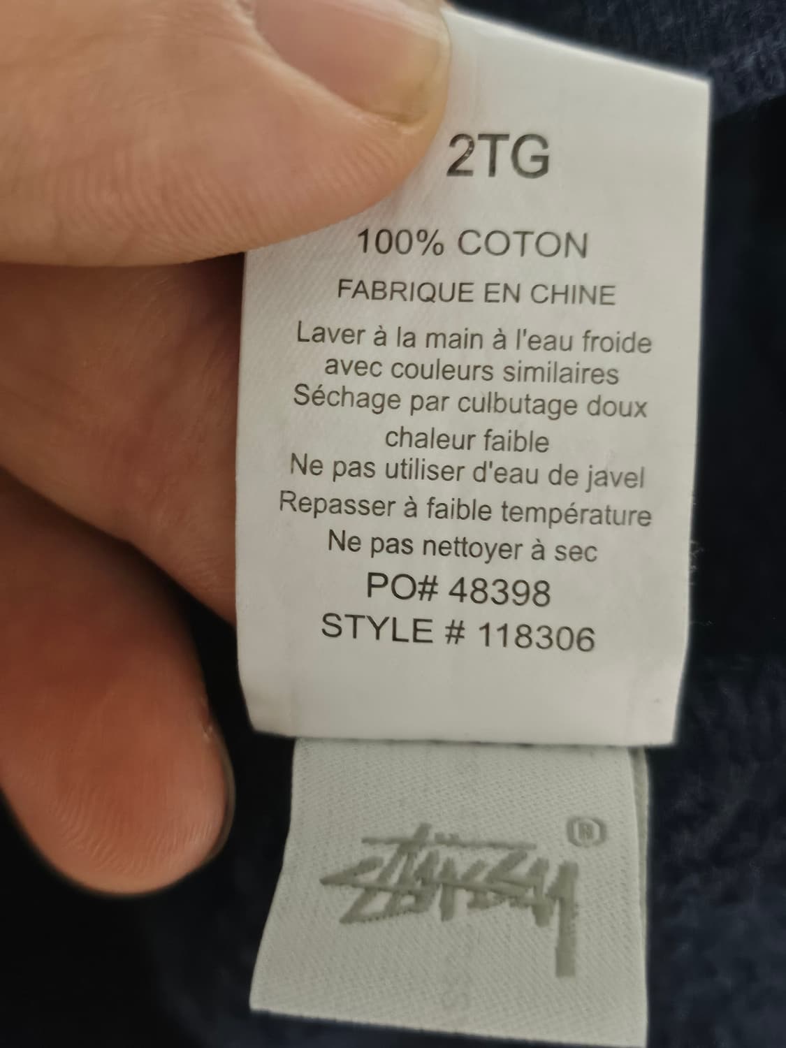 스투시 하프집업 맨투맨 XXL 상품이미지7