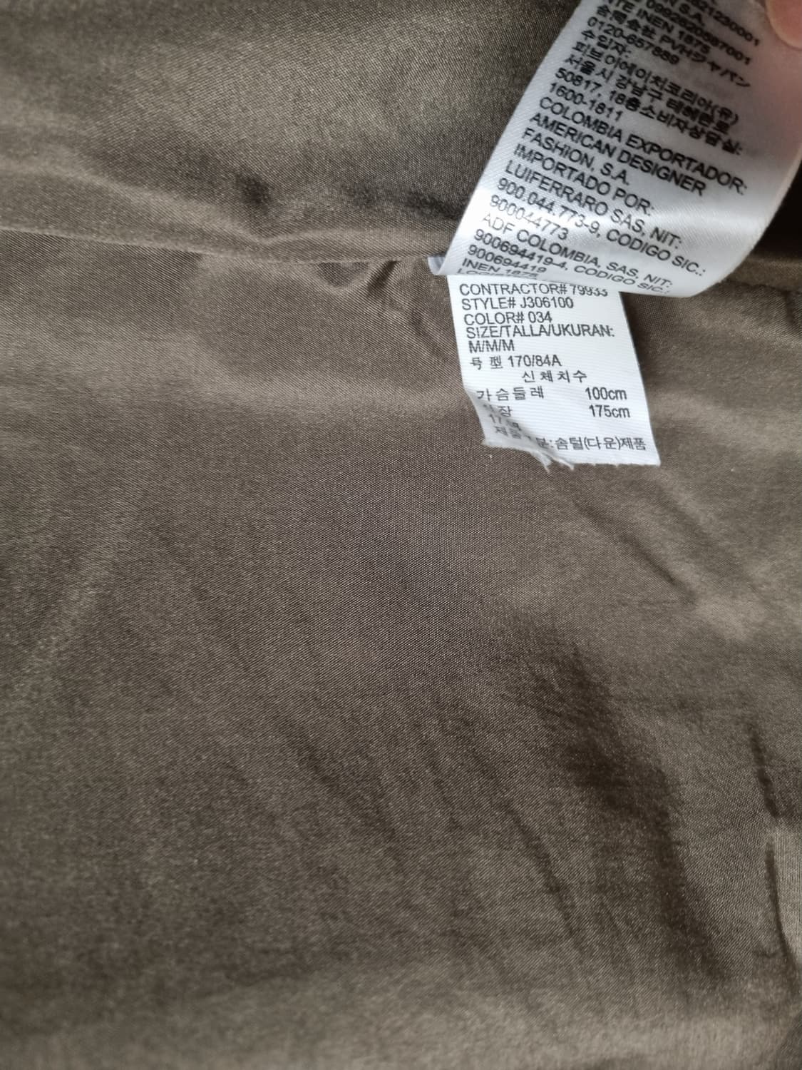 캘빈클라인진 패딩 M 상품이미지5