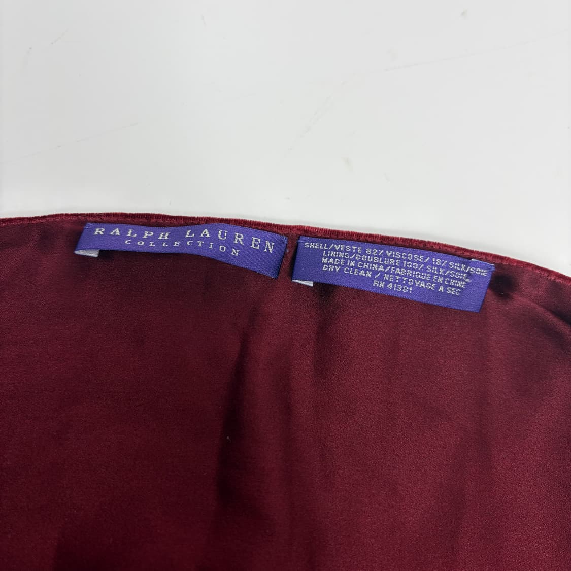 폴로 랄프로렌 퍼플라벨 벨벳 머플러 목도리 상품이미지4