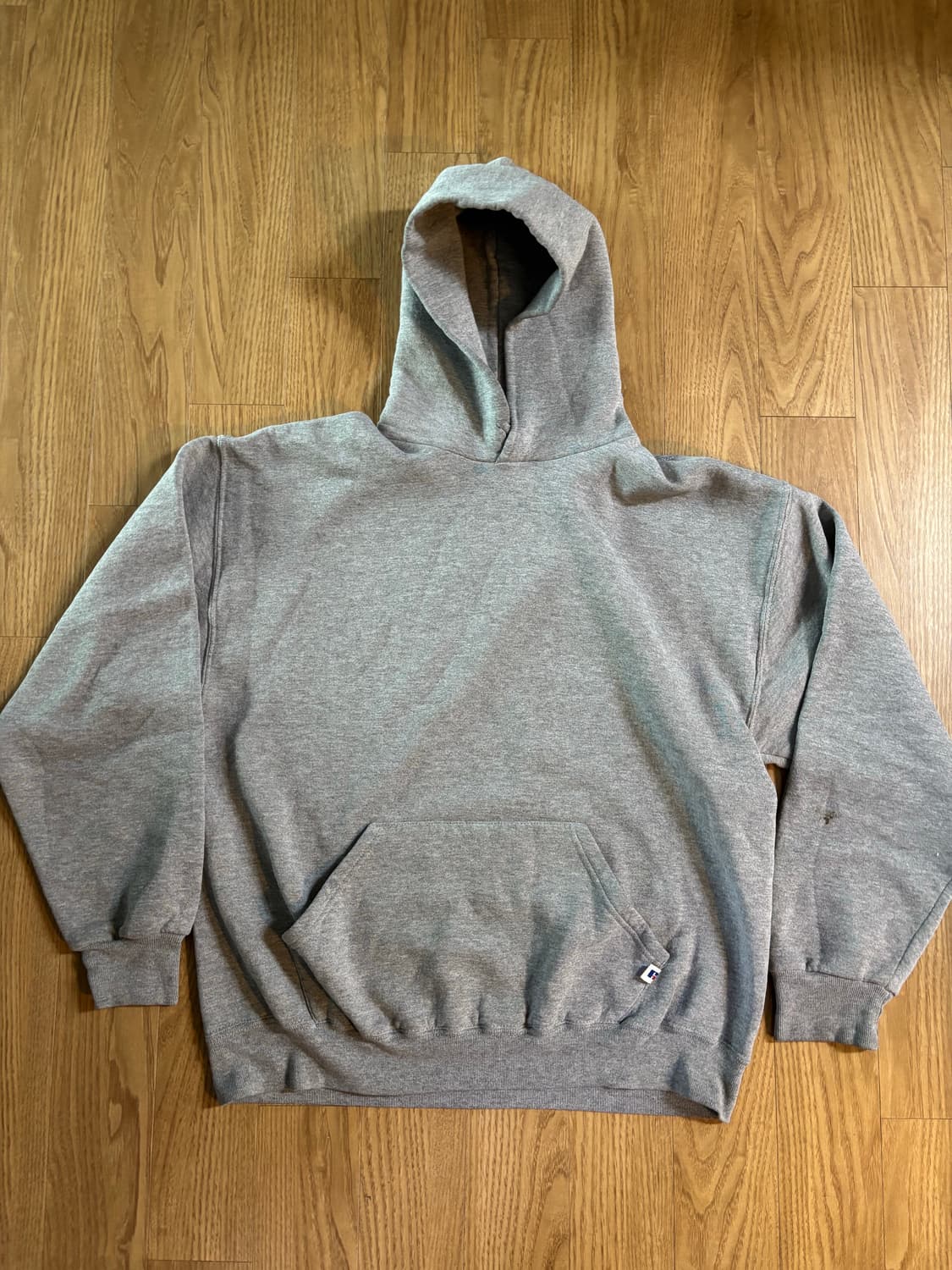 90s 러셀 애슬레틱 빈티지 그레이 후드 L 상품이미지1