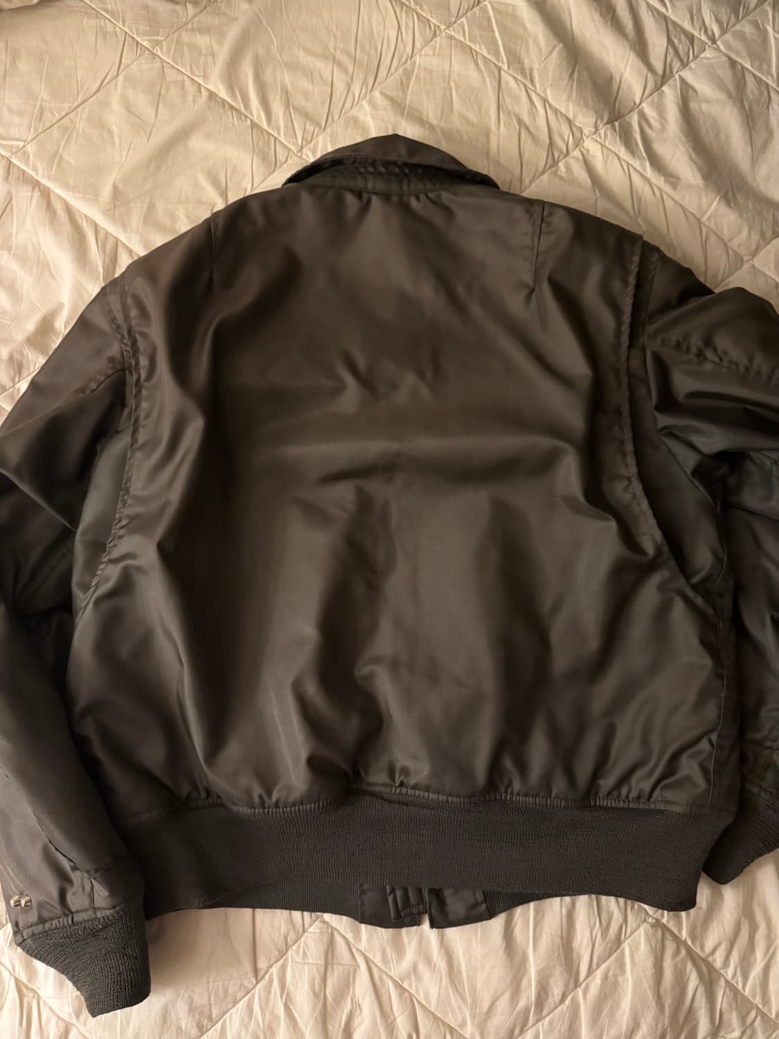 80s 미군 리워크 스터드 봄버 자켓 상품이미지4