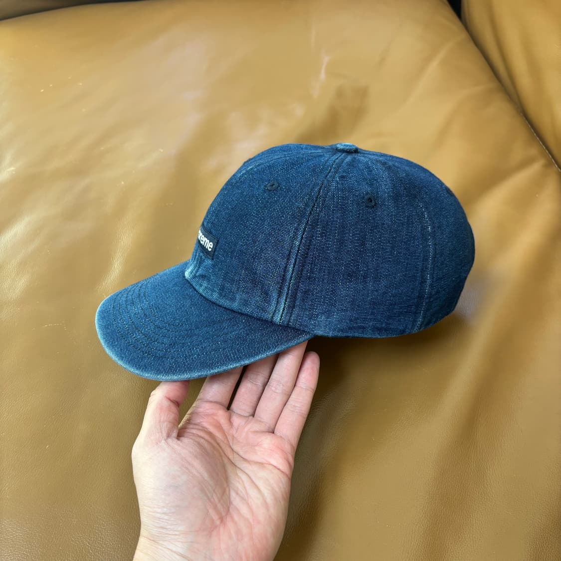 슈프림 6패널 볼캡 모자 워시드 데님 상품이미지4