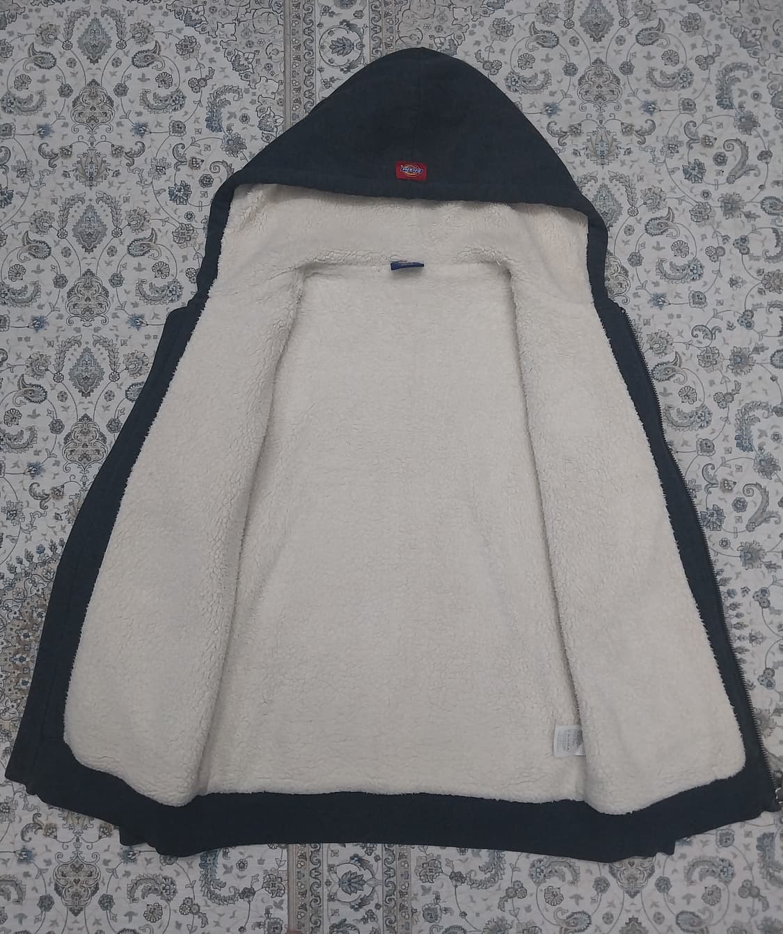 디키즈 기모 후드집업 차콜 그레이 M 상품이미지2