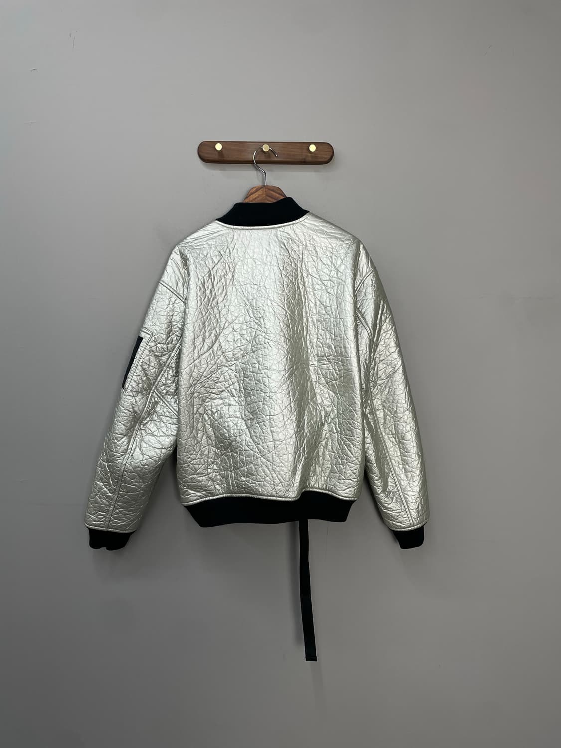 나이키 조던 23 엔지니어드 MA-1 메탈릭 실버 항공자켓 H972 상품이미지5