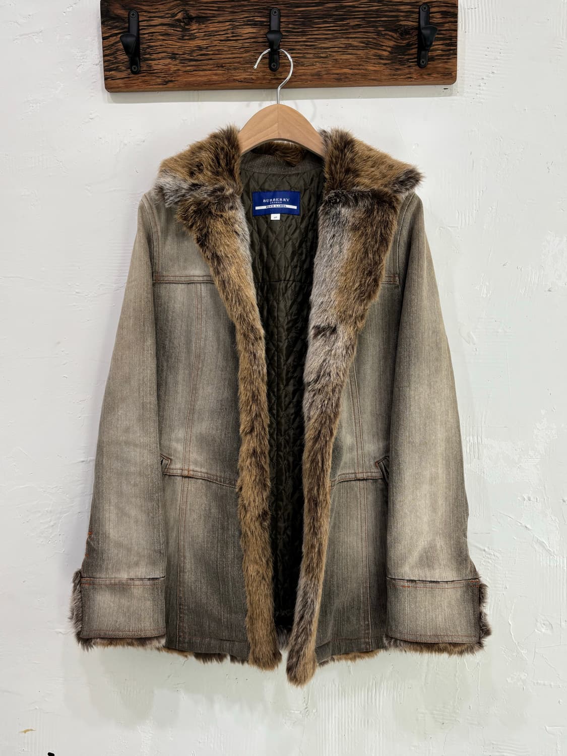 Burberry 버버리 블루라벨 퍼 데님 자켓 상품이미지5