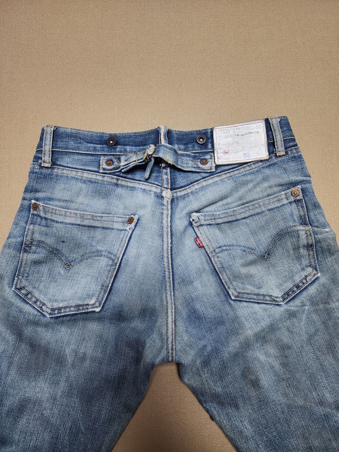 태국산 Levi's lot201 셀비지 데님 팬츠 상품이미지4
