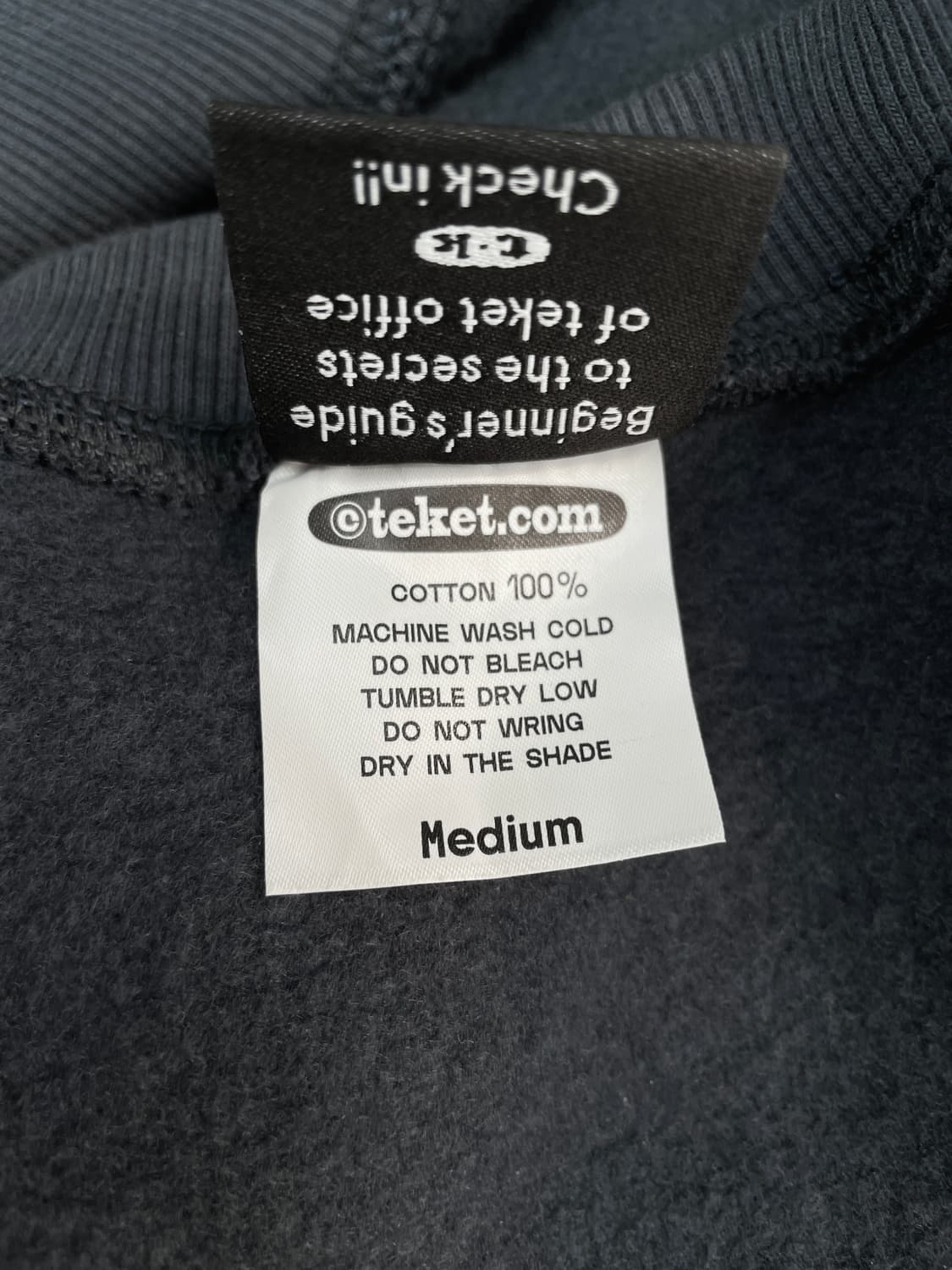 테켓(teket) 그래픽 로고 스웨트셔츠 상품이미지3