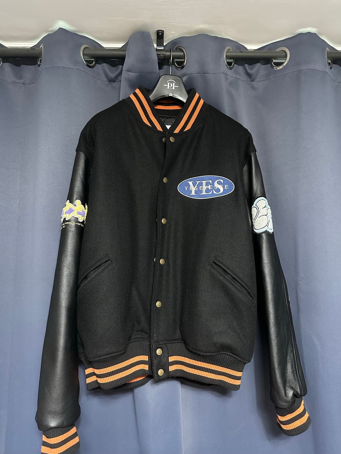 [L] 예스아이씨 포커 바시티 자켓 상품이미지2