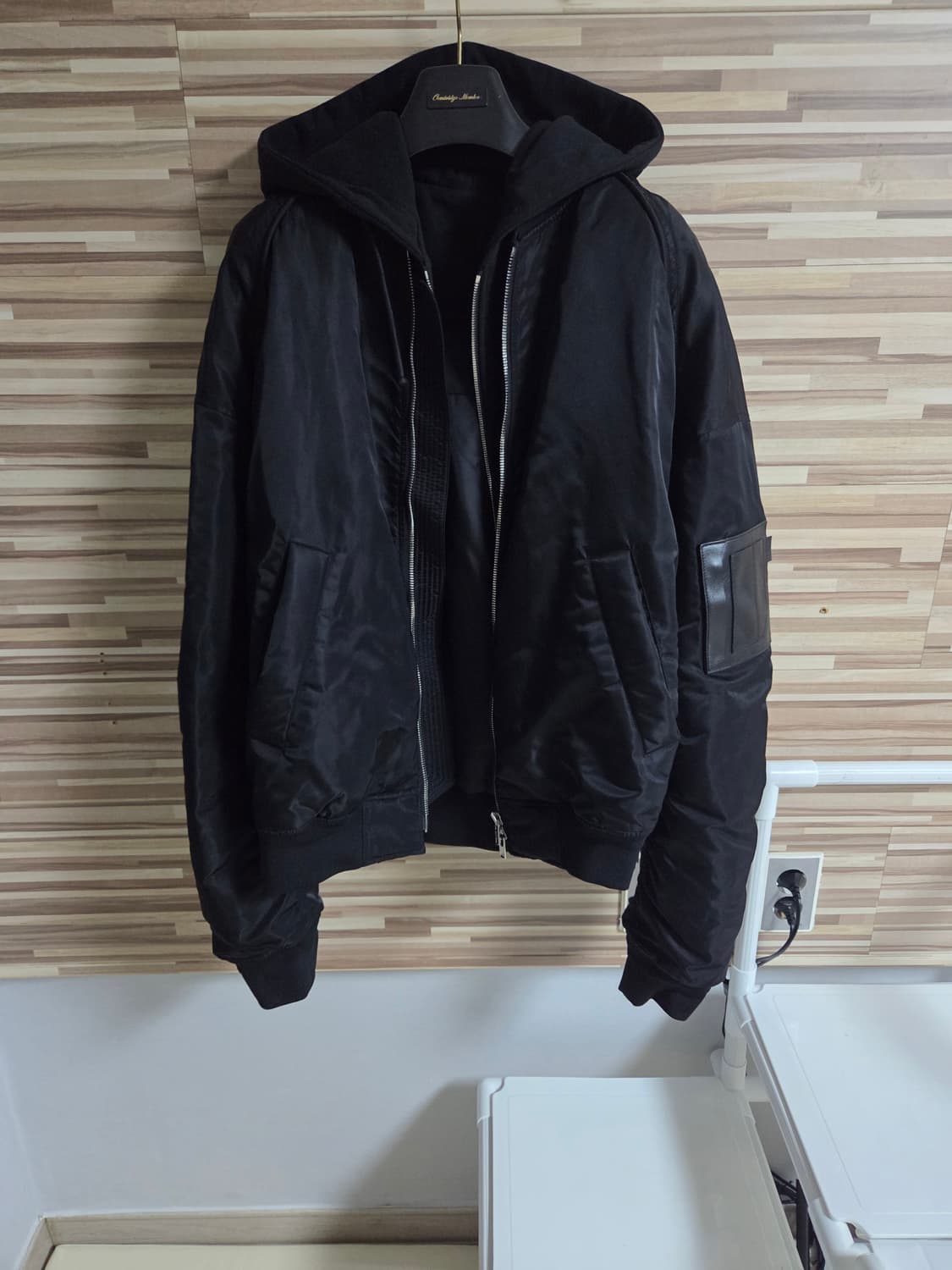 준지 / 22ss 시그니처 나일론 후드 ma-1 / 48 상품이미지1