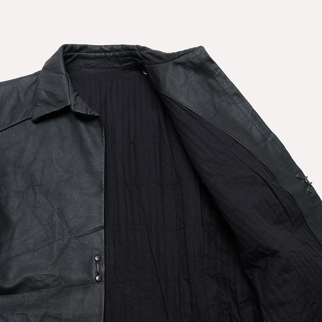 calf leather shirt jacket 상품이미지6