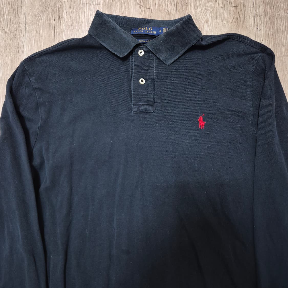 폴로 랄프로렌 스몰포니 커스텀 슬림핏 긴팔 카라티 L(100) 상품이미지2