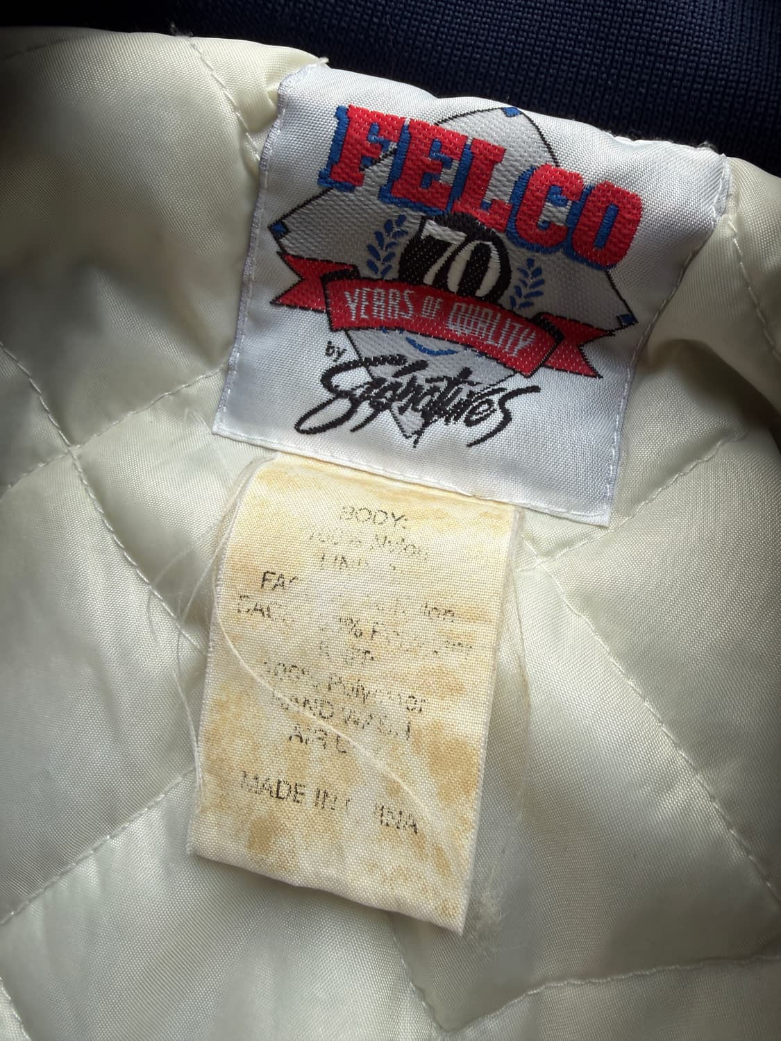 80s 뉴욕 양키즈 새틴 자켓 L(XL) 상품이미지10