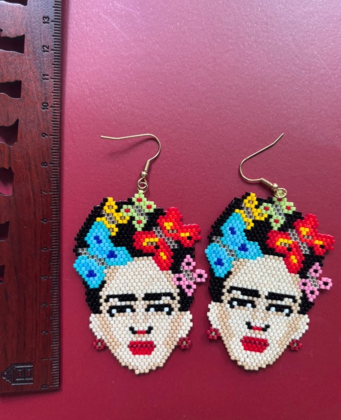 🎨 프리다 칼로 비즈 귀걸이 상품이미지3