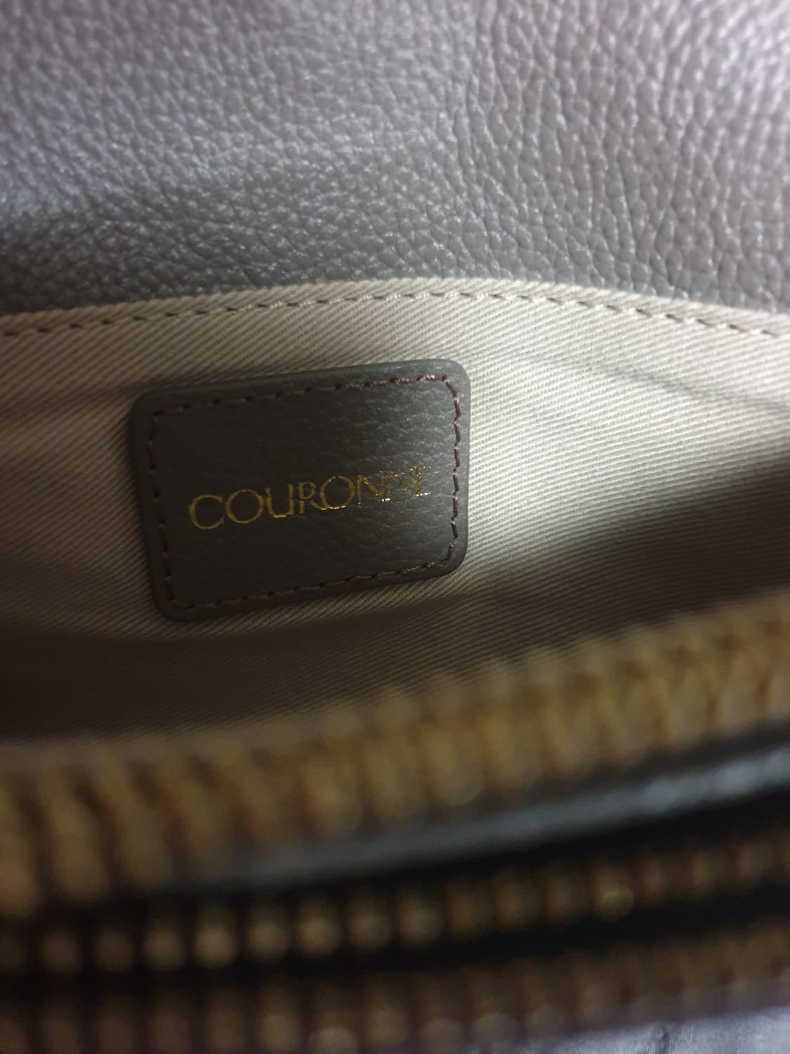 COURONNE 쿠론 소가죽 재키 미니 클러치겸 크로스백 상품이미지5