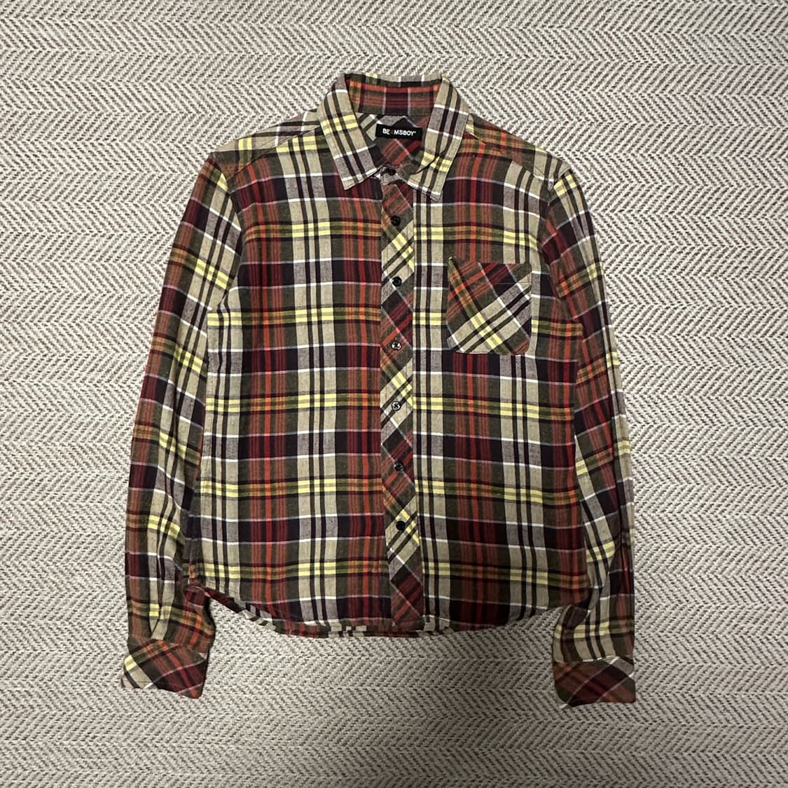 BEAMS BOY check shirt 상품이미지1