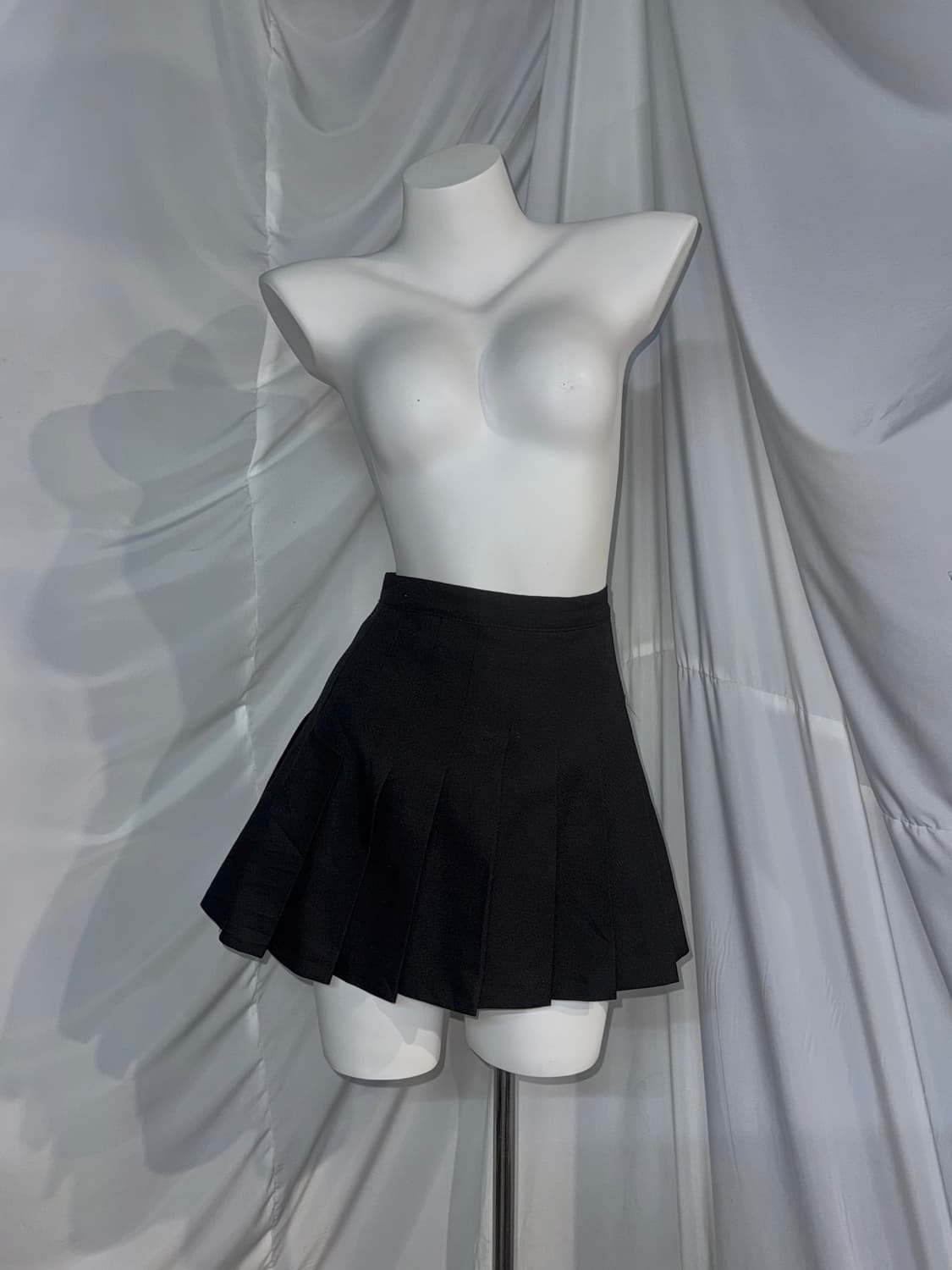 데일리 무채색 스트라이프 레이어드 블랙 펑크 코디세트  상품이미지2