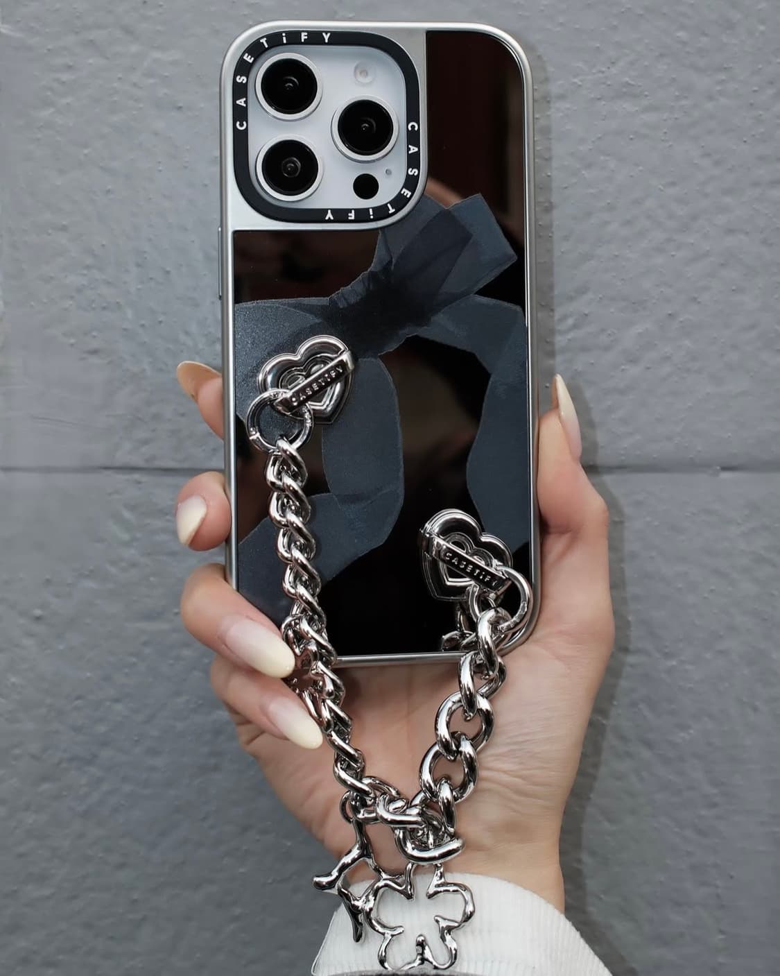 (15프로맥스) 이사배 착용 케이스티파이 폰케이스+키체인참 상품이미지1